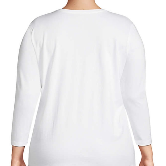 Womens Plus Size Cotton Tunic - Picture 3 of 13